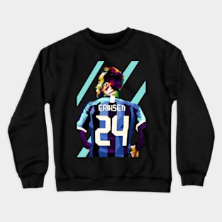 Eriksen Football In Wpap Art Crewneck Sweatshirt